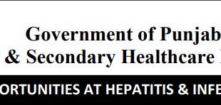 Primary & Secondary Healthcare Department Hepatitis & Infection control Program Jobs 2017