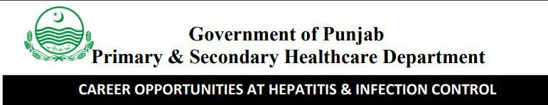 Primary & Secondary Healthcare Department Hepatitis & Infection control Program Jobs 2017