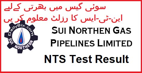 Sui Northern Gas Pipelines Limited SNGPL NTS Result