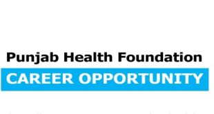 Punjab Health Foundation Jobs NTS 2022