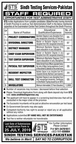 jobs in STS