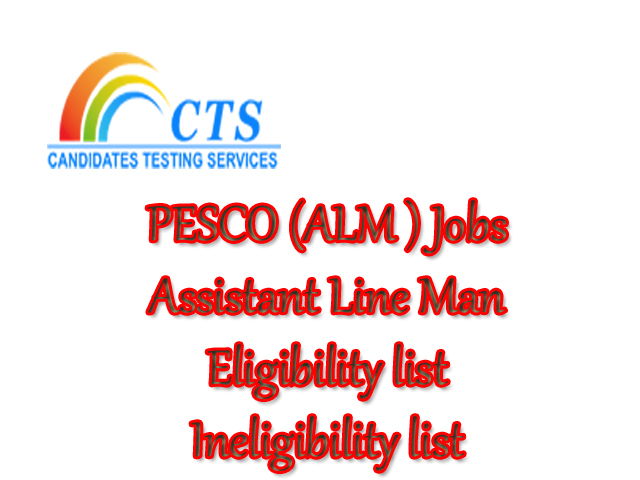 PESCO CTS ALM Eligibility & Ineligibility list