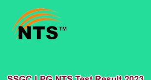 SSGC LPG NTS Test Result 2023