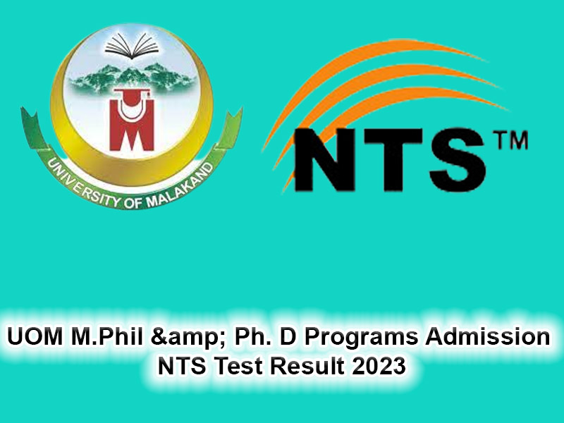 UOM M.Phil & Ph. D Programs Admission NTS Test Result 2023