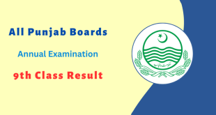 9th Class Result 2023 All Punjab Boards check by Roll Number
