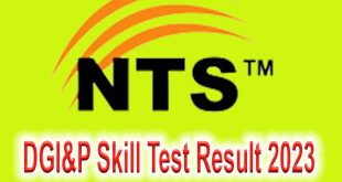 DGI&P Skill Test Result 2023